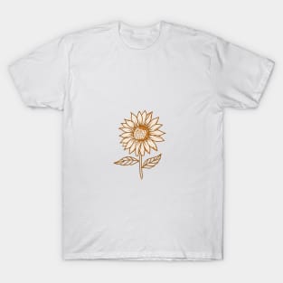 Copper Sunflowers T-Shirt